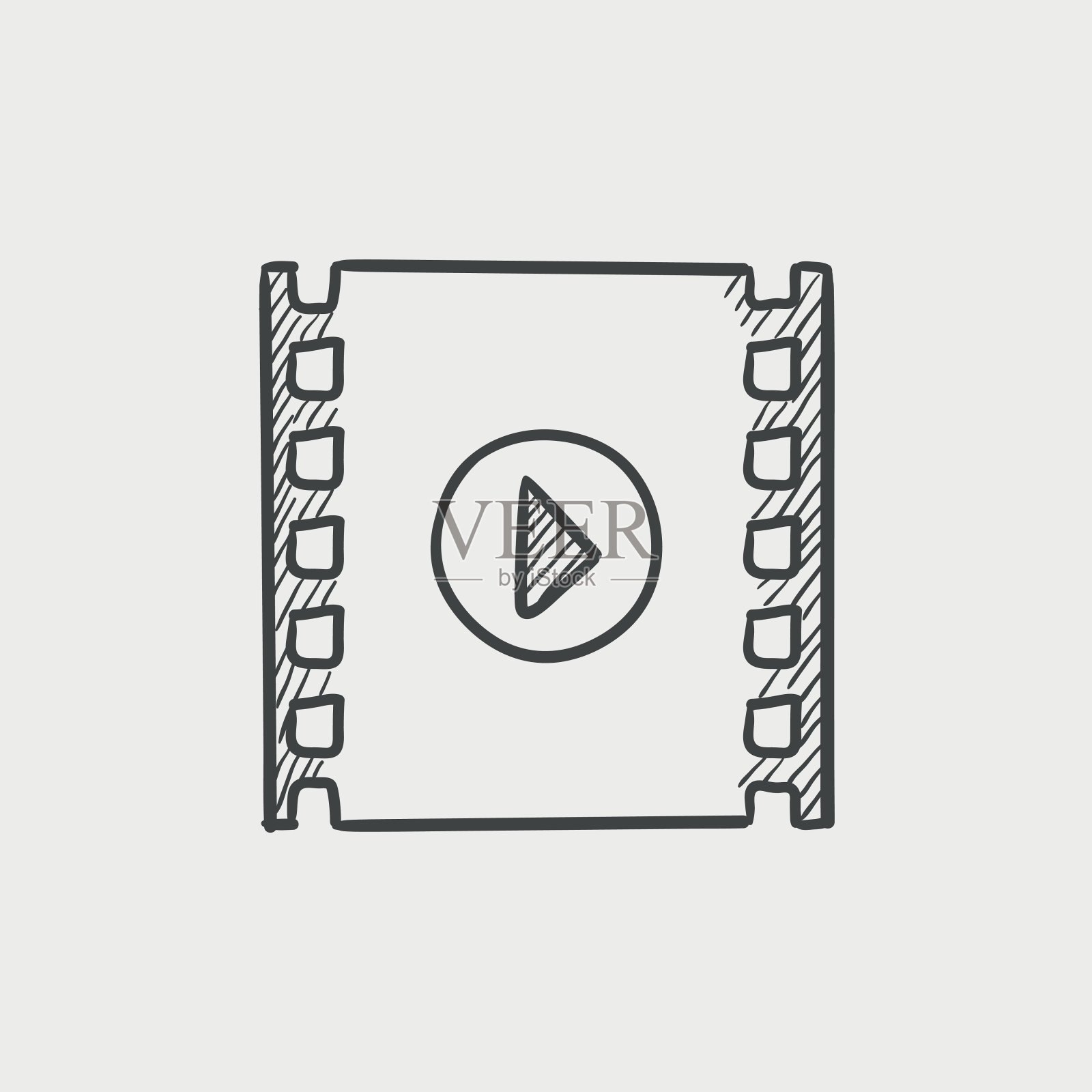 消极的草图图标图标素材