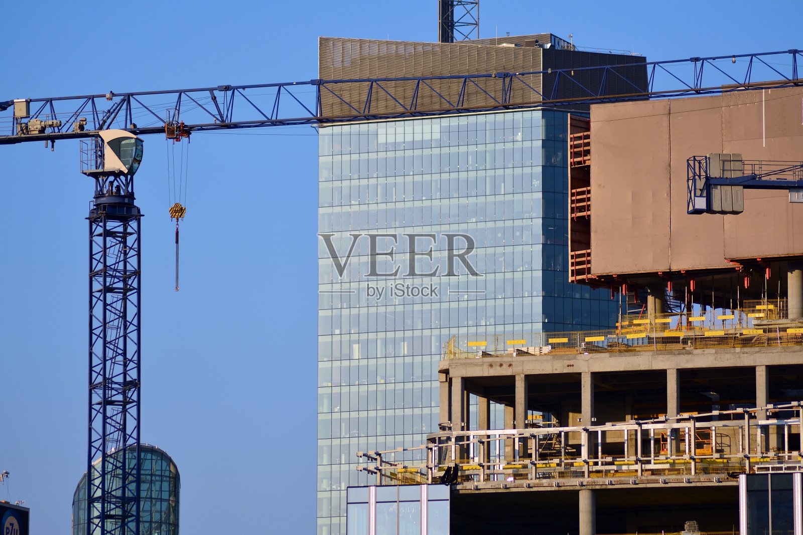 建筑施工照片摄影图片