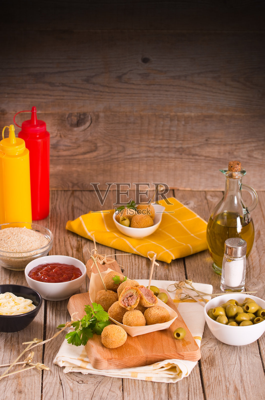 阿斯科利塞橄榄。照片摄影图片