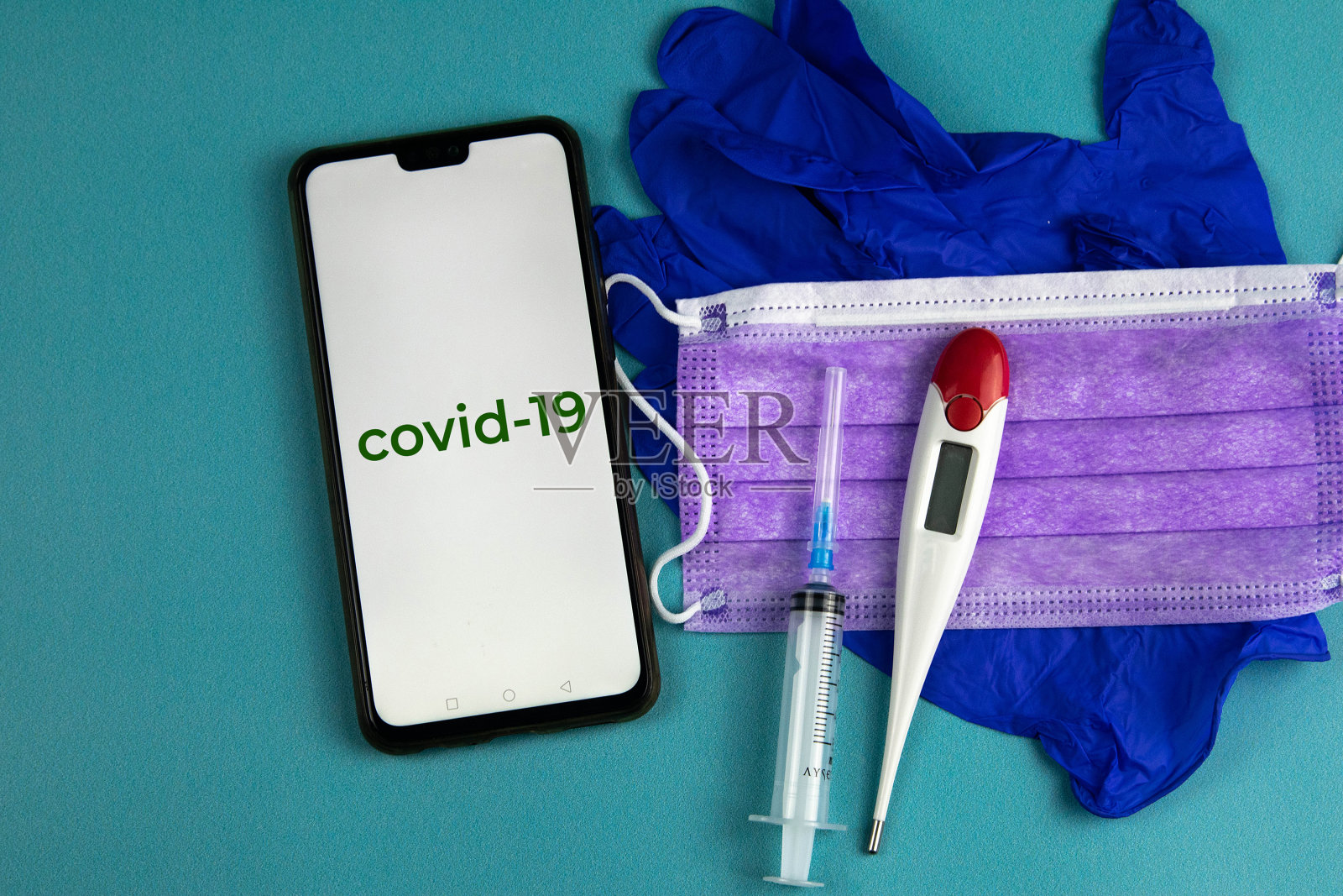 COVID 2019。冠状病毒发作有。流行性病毒呼吸综合征。照片摄影图片