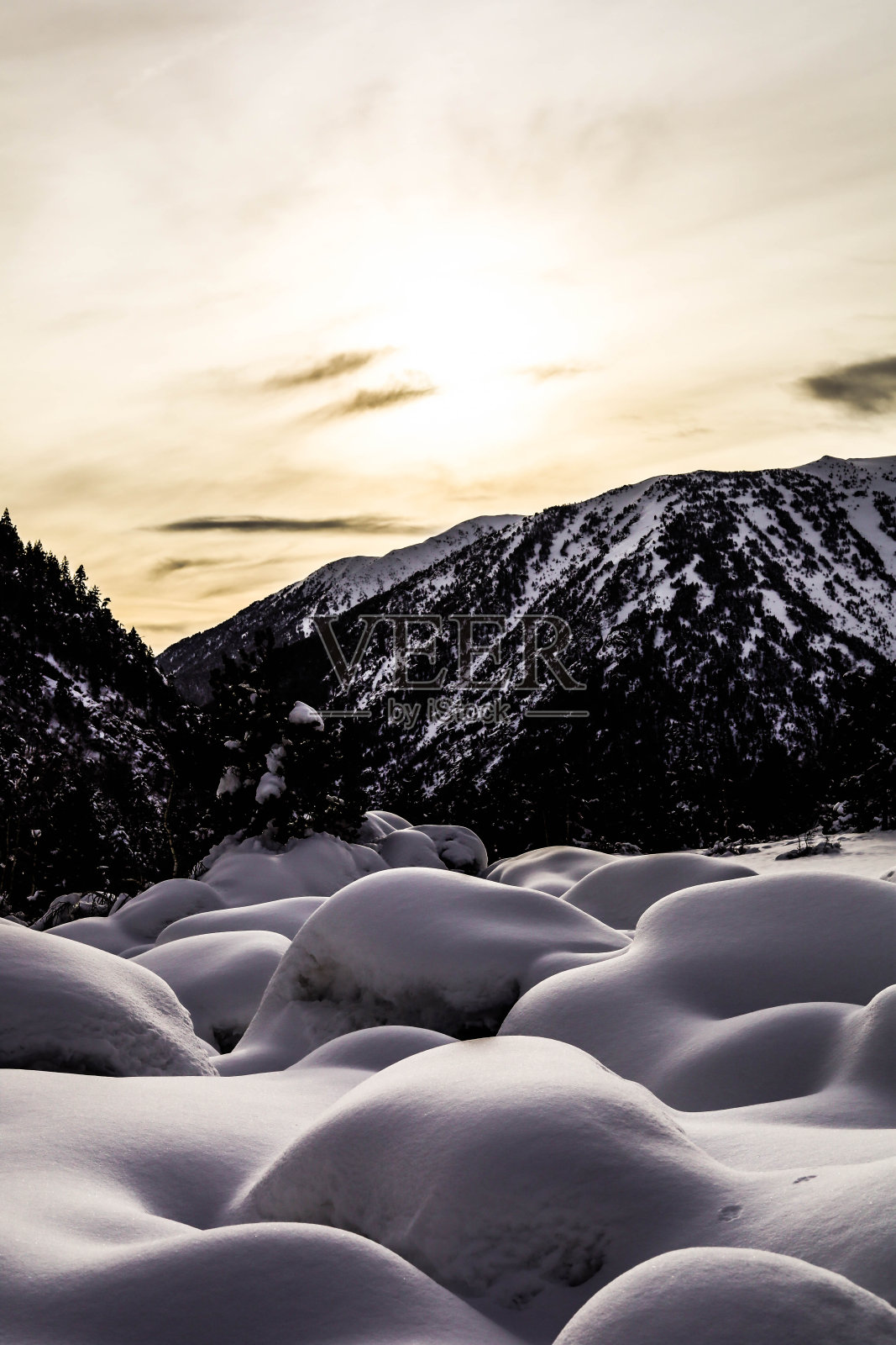 冬天的风景照片摄影图片