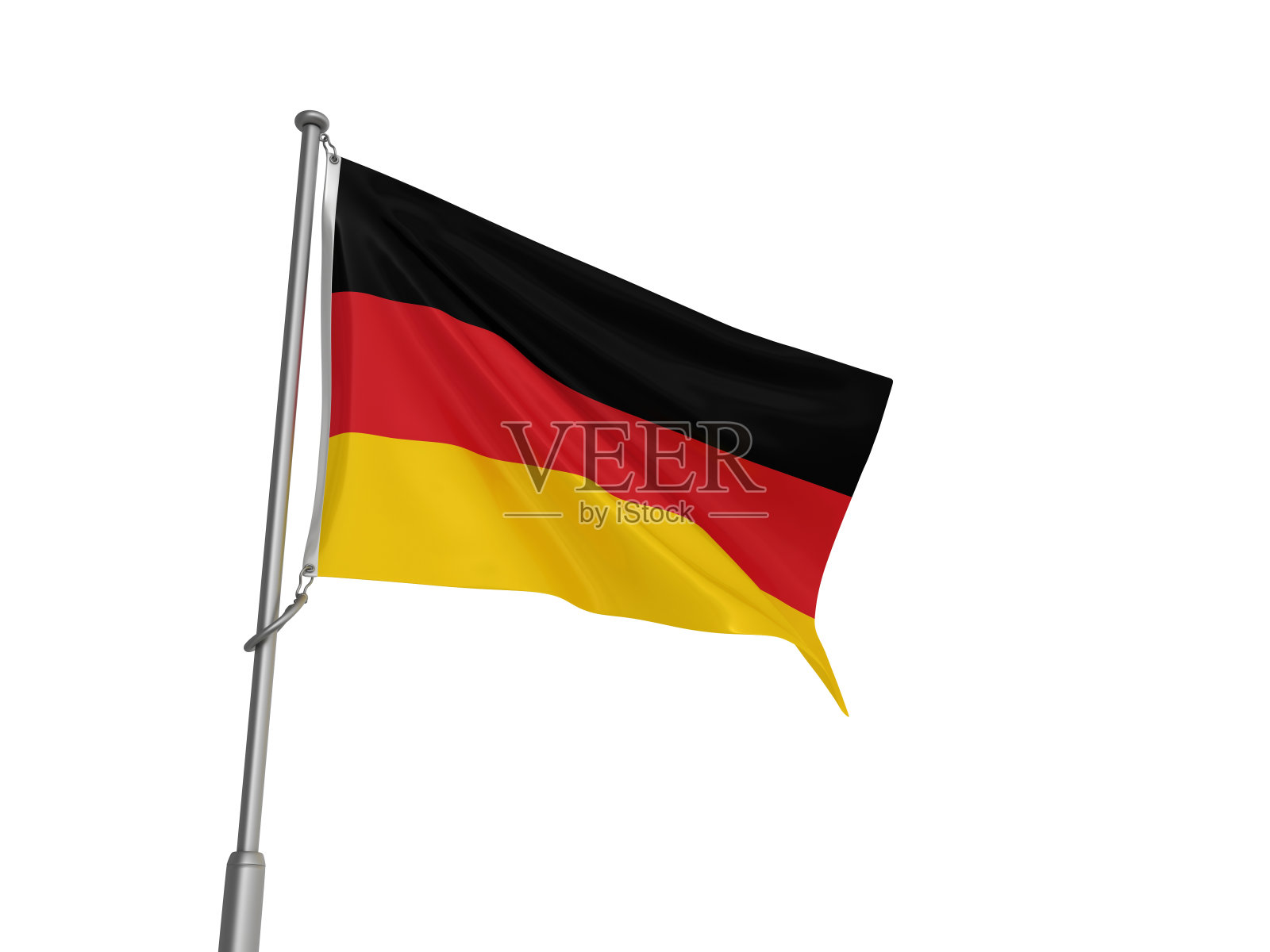 德国国旗- 3D渲染照片摄影图片