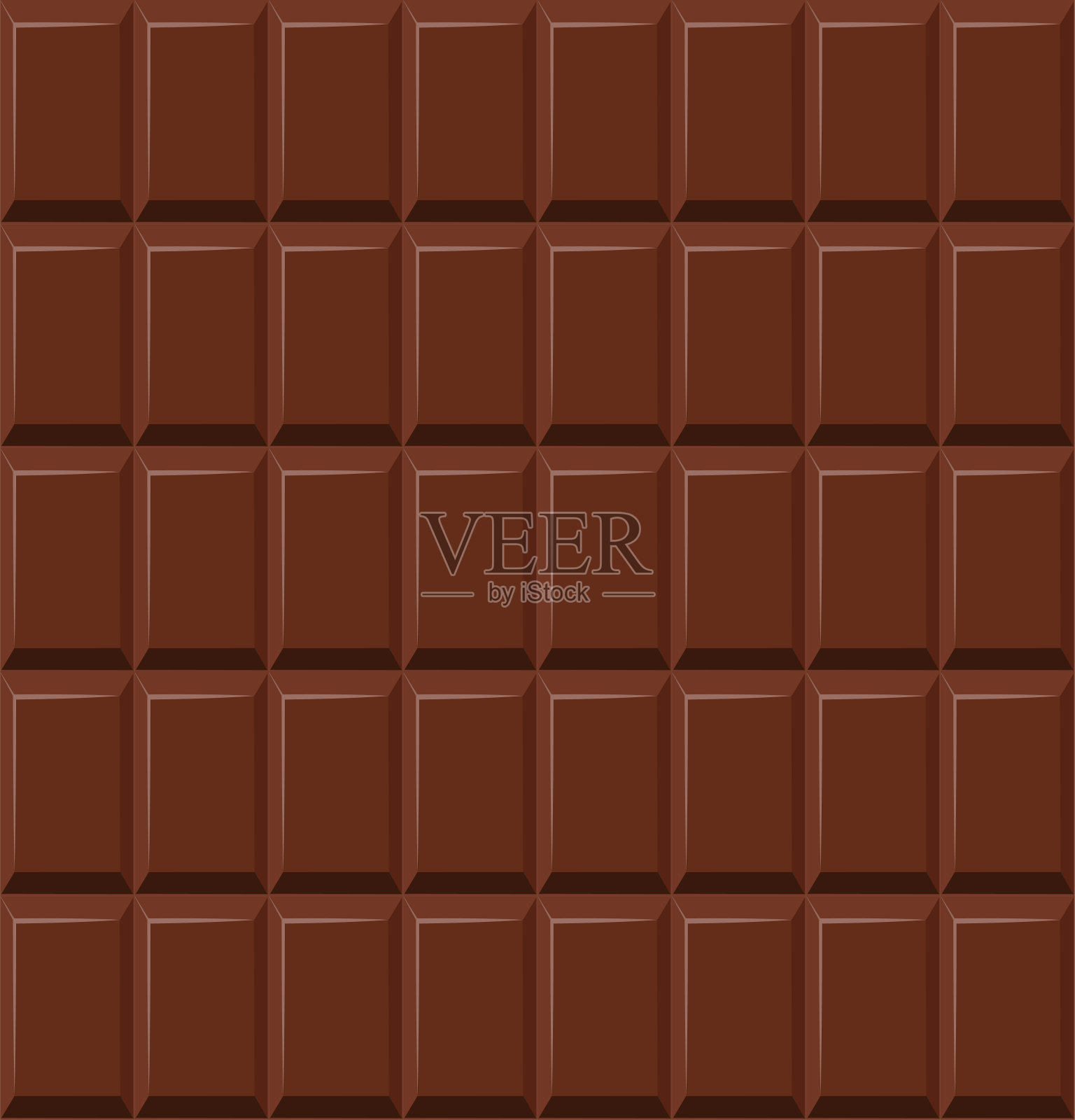 牛奶巧克力棒无缝图案插画图片素材