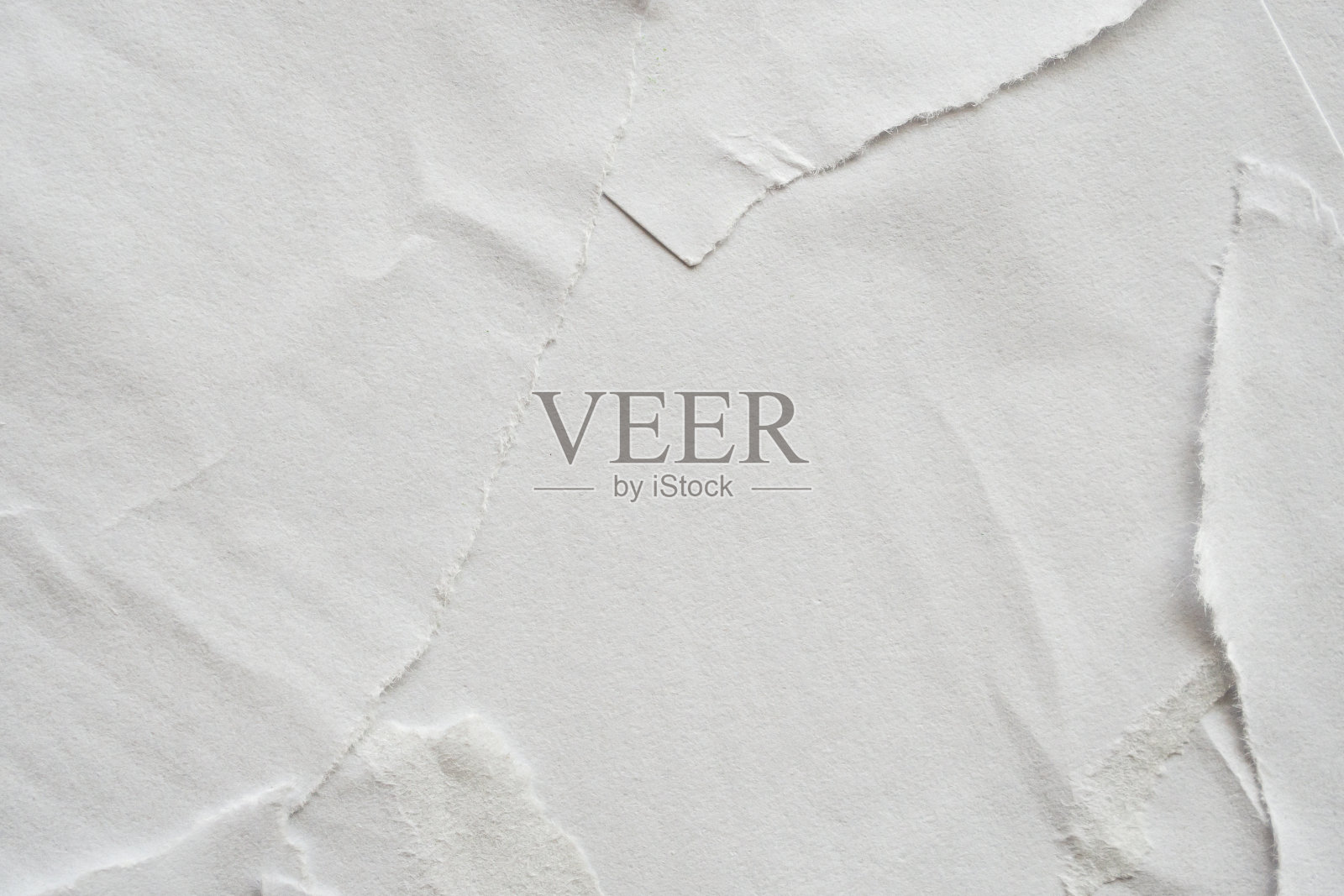 空白白色撕坏纸海报纹理背景照片摄影图片