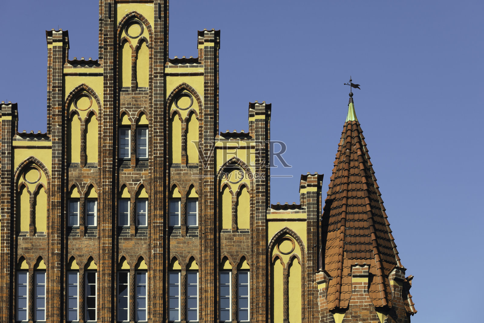 古城Lübeck建筑照片摄影图片