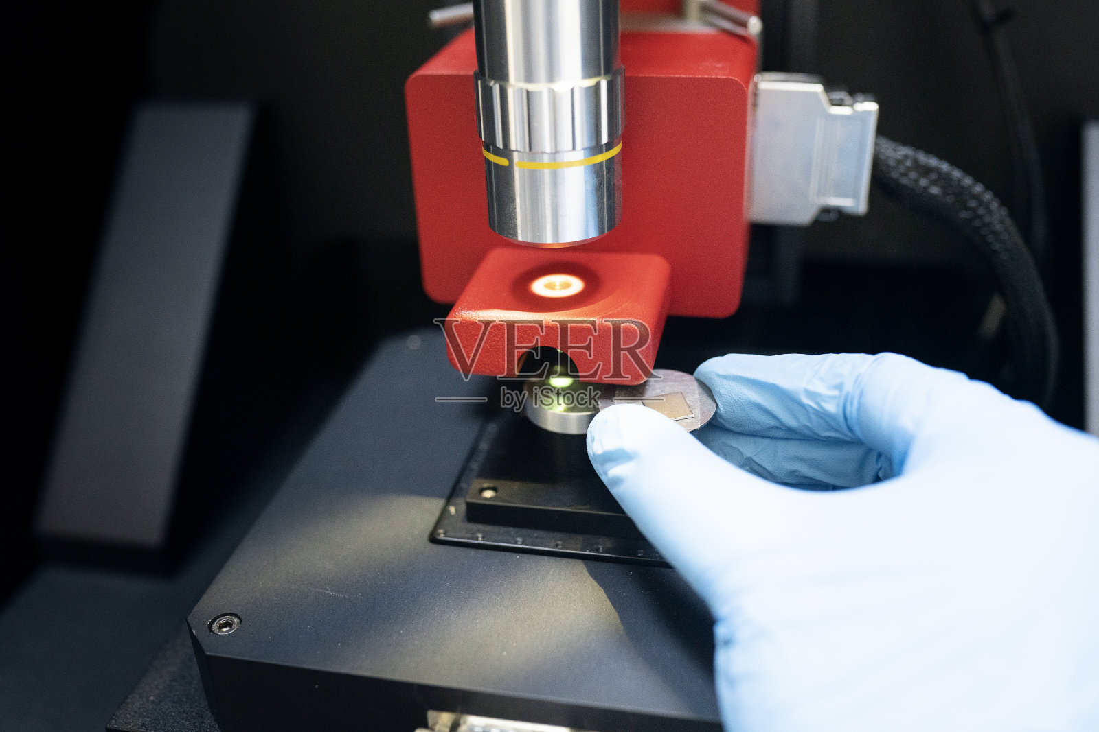 原子力显微镜（AFM）照片摄影图片