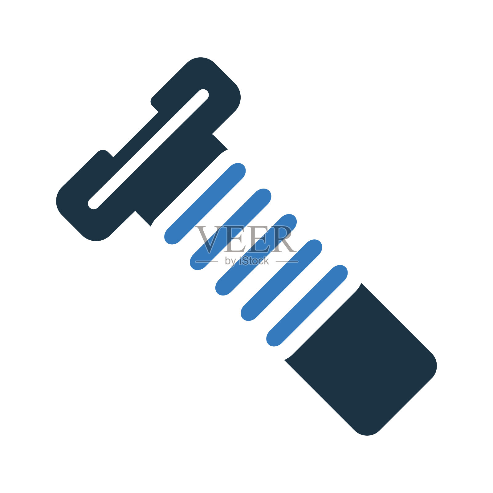 螺丝图标、金属螺母、螺栓插画图片素材