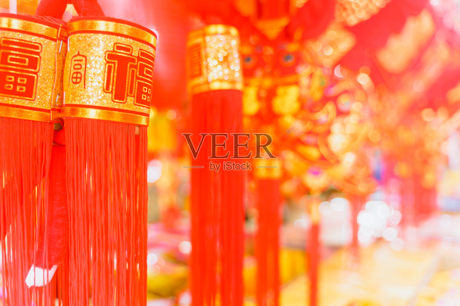 春节吉祥挂件照片摄影图片