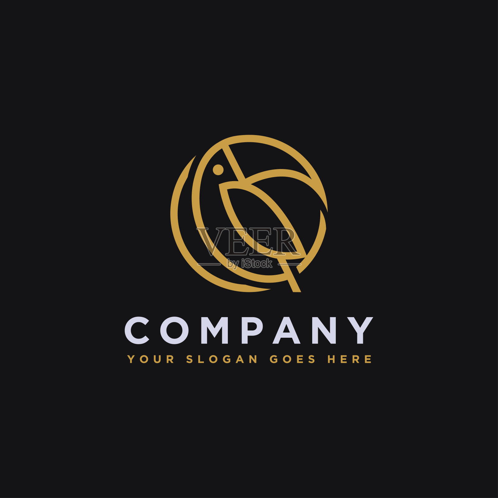 摘要巨嘴鸟lhum鸟矢量图标设计元素图片