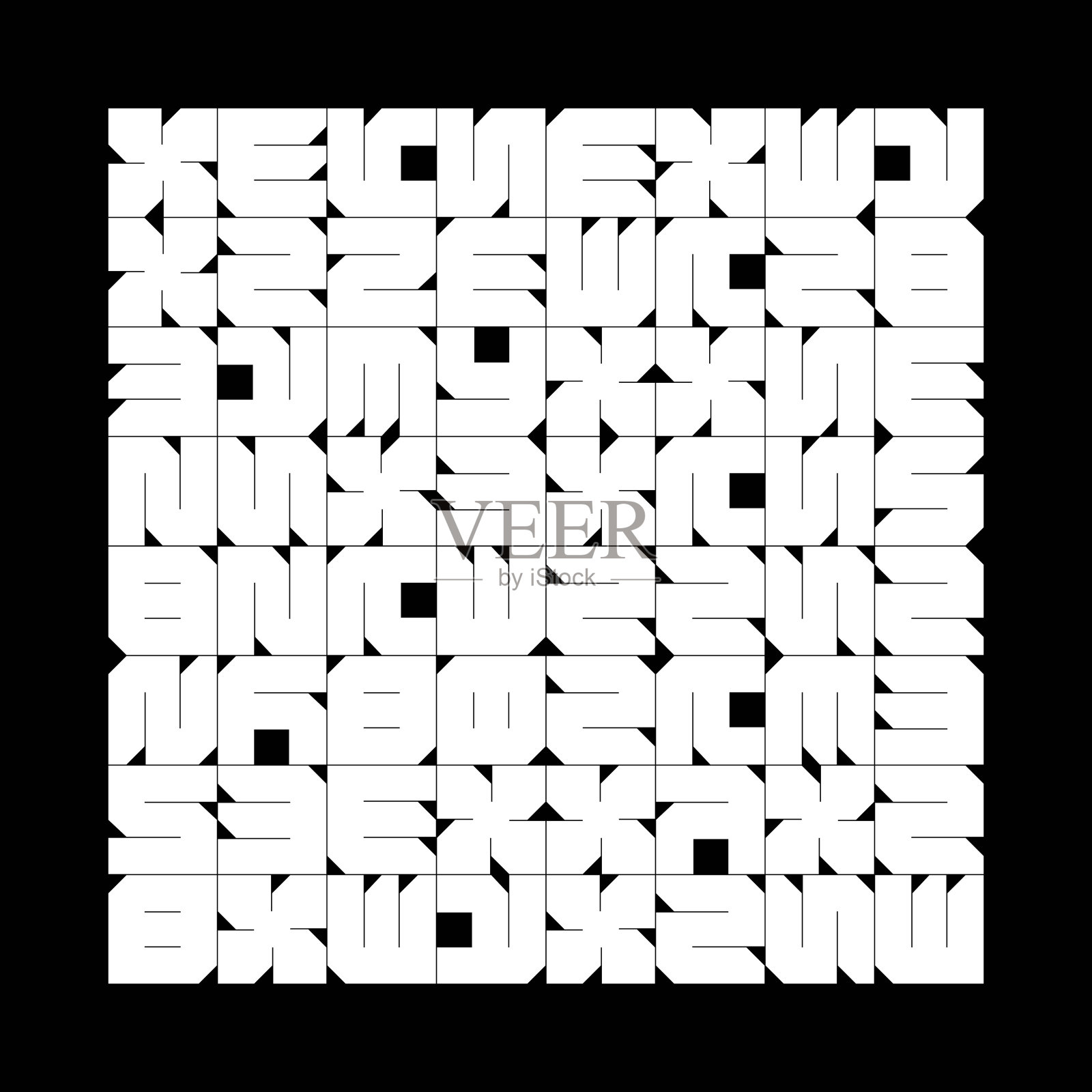 解构抽象矢量图案设计插画图片素材