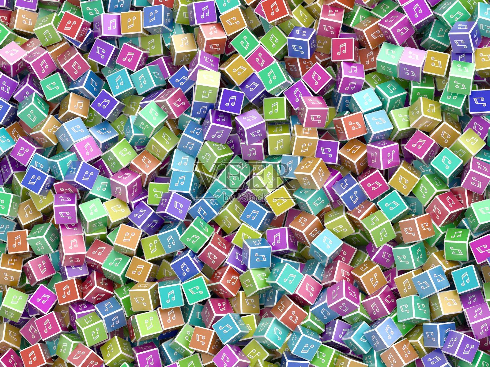 无限音乐3d渲染图标照片摄影图片