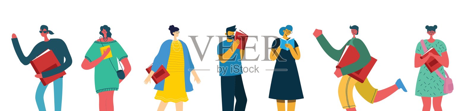 世界书日设计元素图片