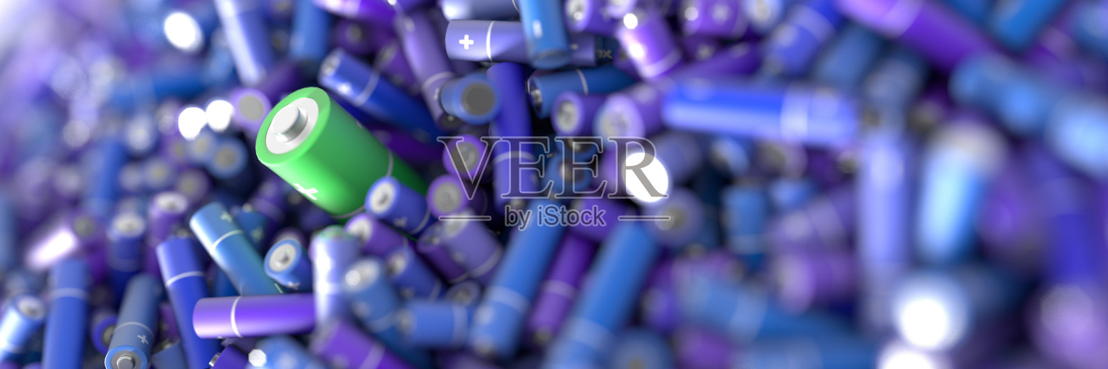 无限碱性电池三维渲染照片摄影图片