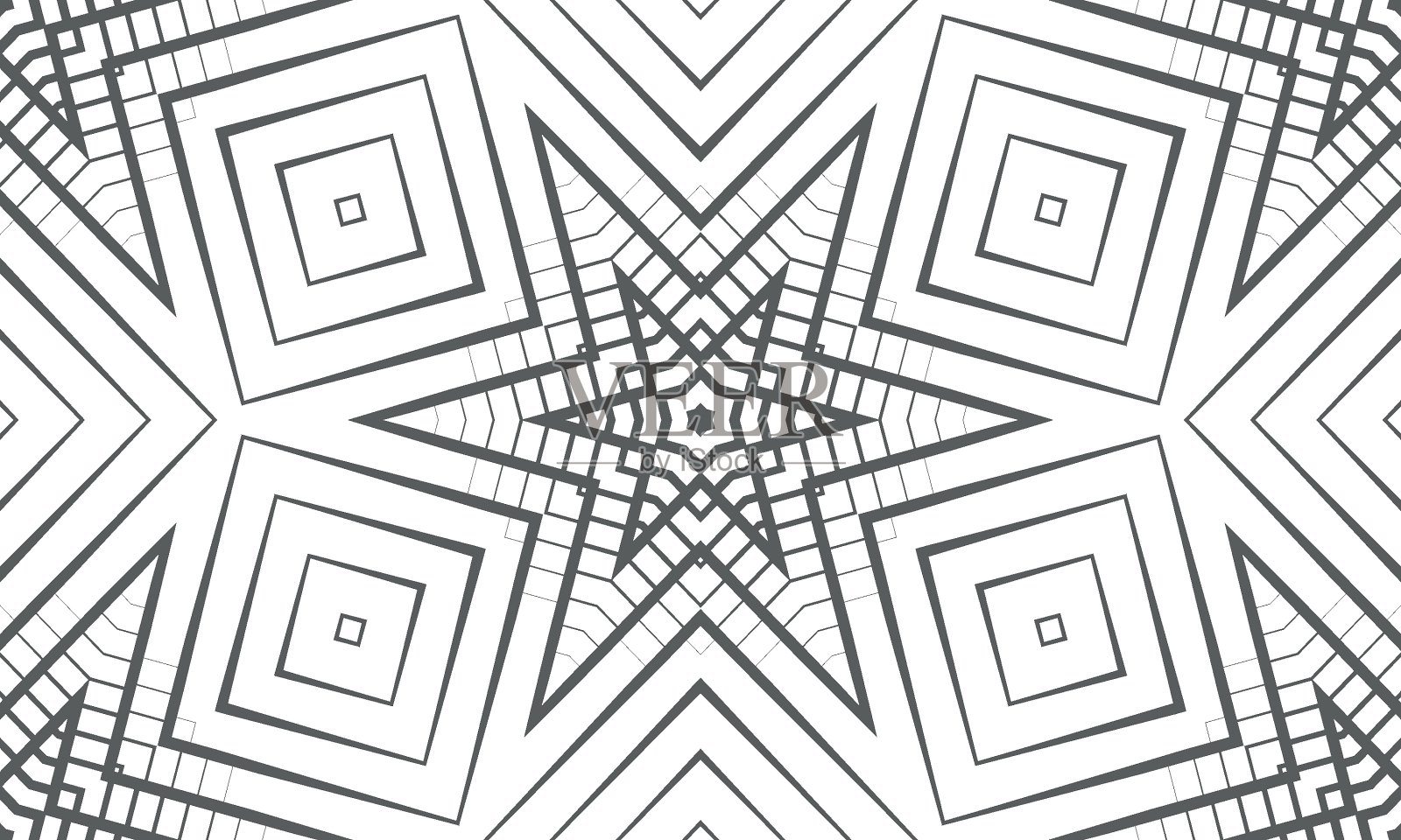 正下方的建筑镜头插画图片素材