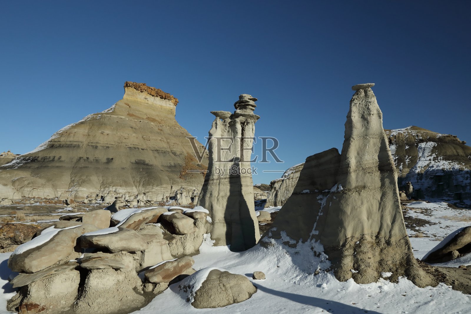 比斯提荒地，德纳津荒野地区，新墨西哥州，美国照片摄影图片