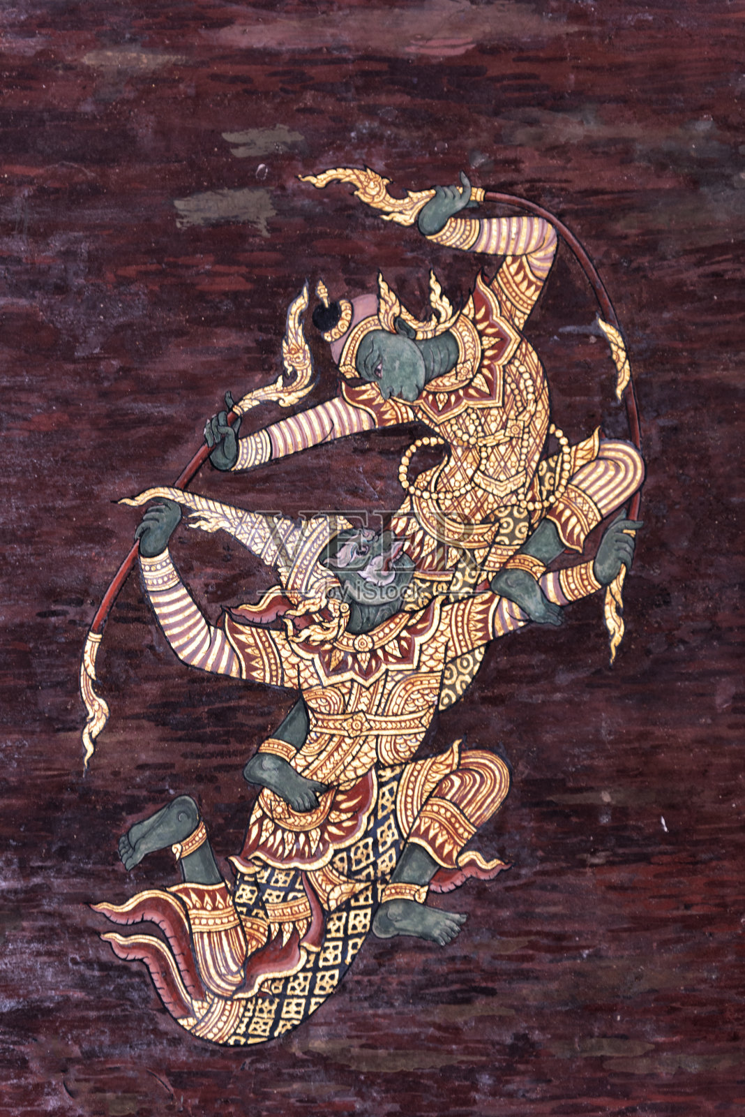 泰国恶魔画照片摄影图片