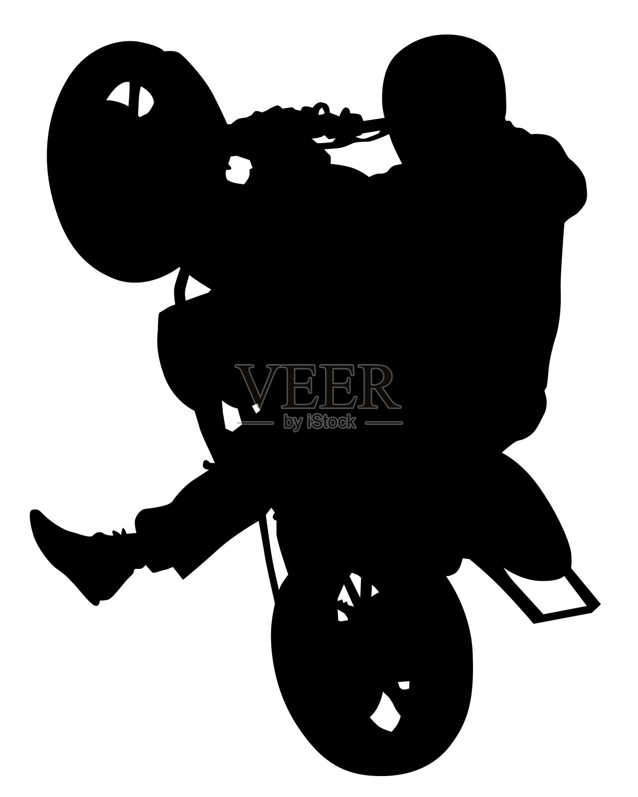 摩托车越野运动设计元素图片