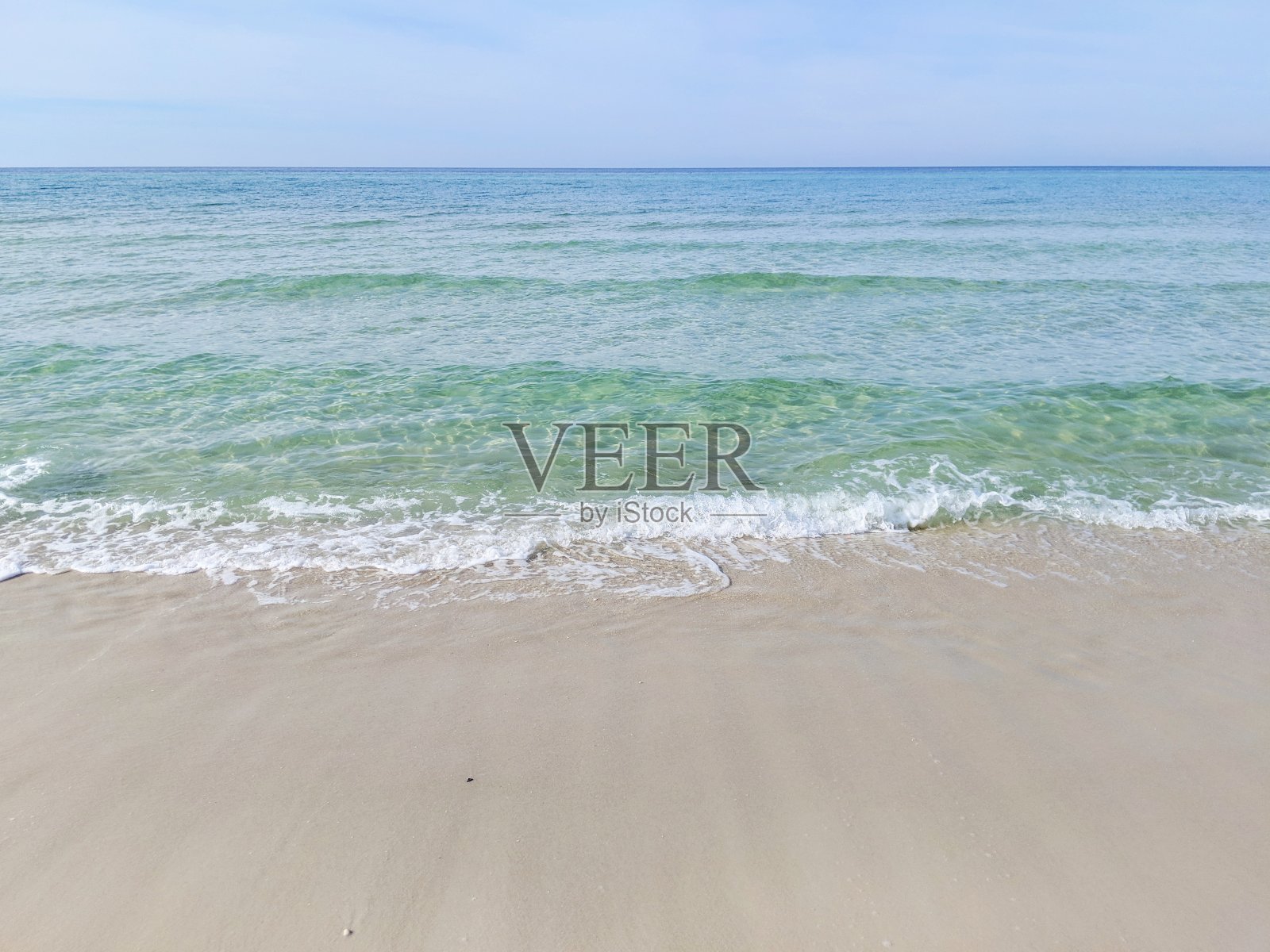 平静的佛罗里达海滩日照片摄影图片