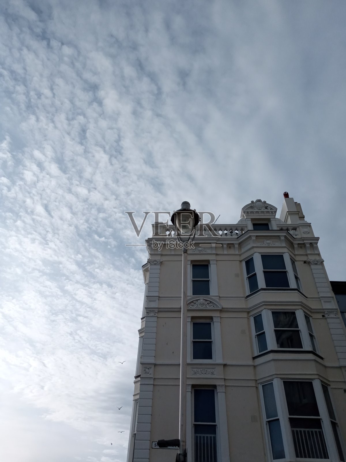 布莱顿的海滨建筑照片摄影图片