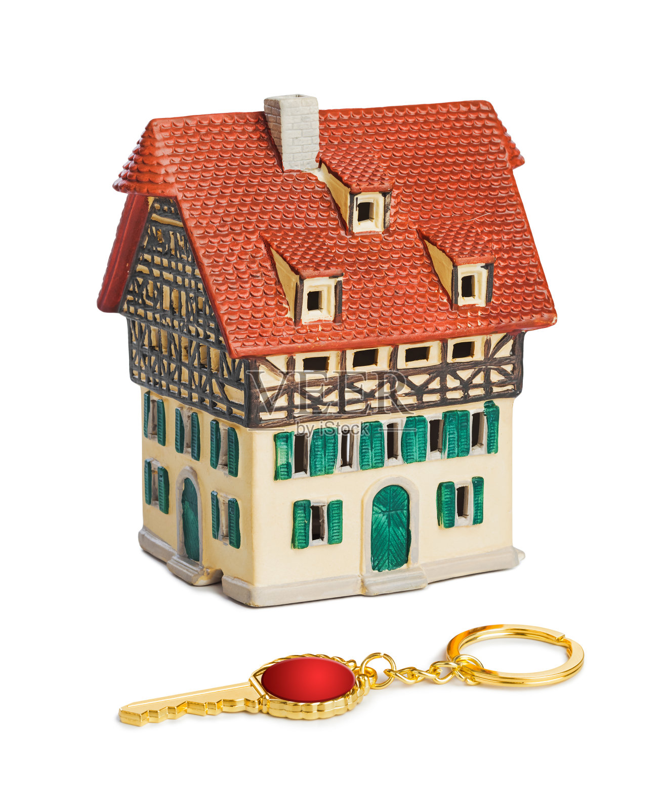 房子和关键照片摄影图片