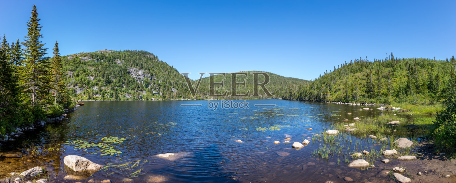 加拿大魁北克大花园国家公园自然景观全景图照片摄影图片