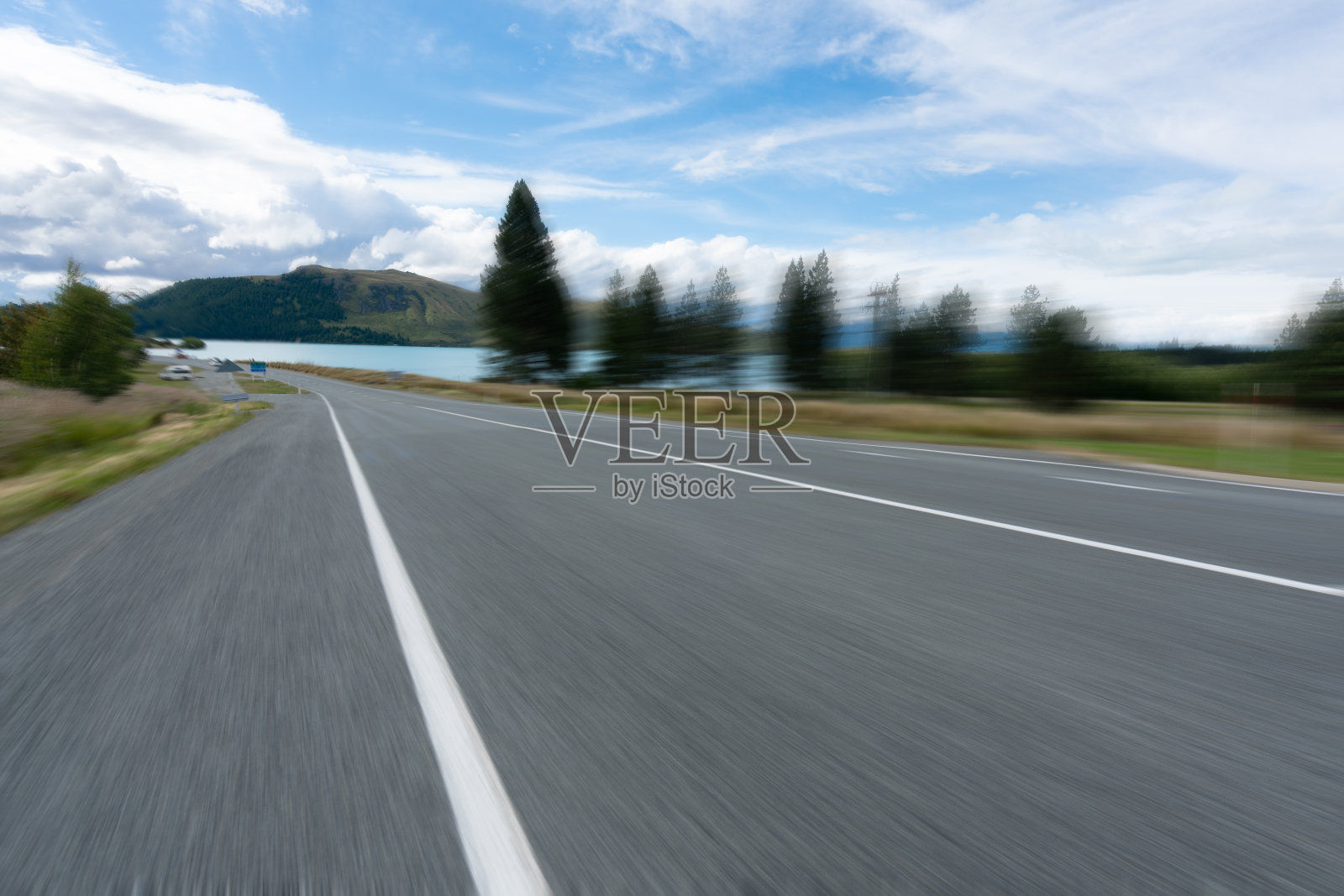 去新西兰旅游。照片摄影图片