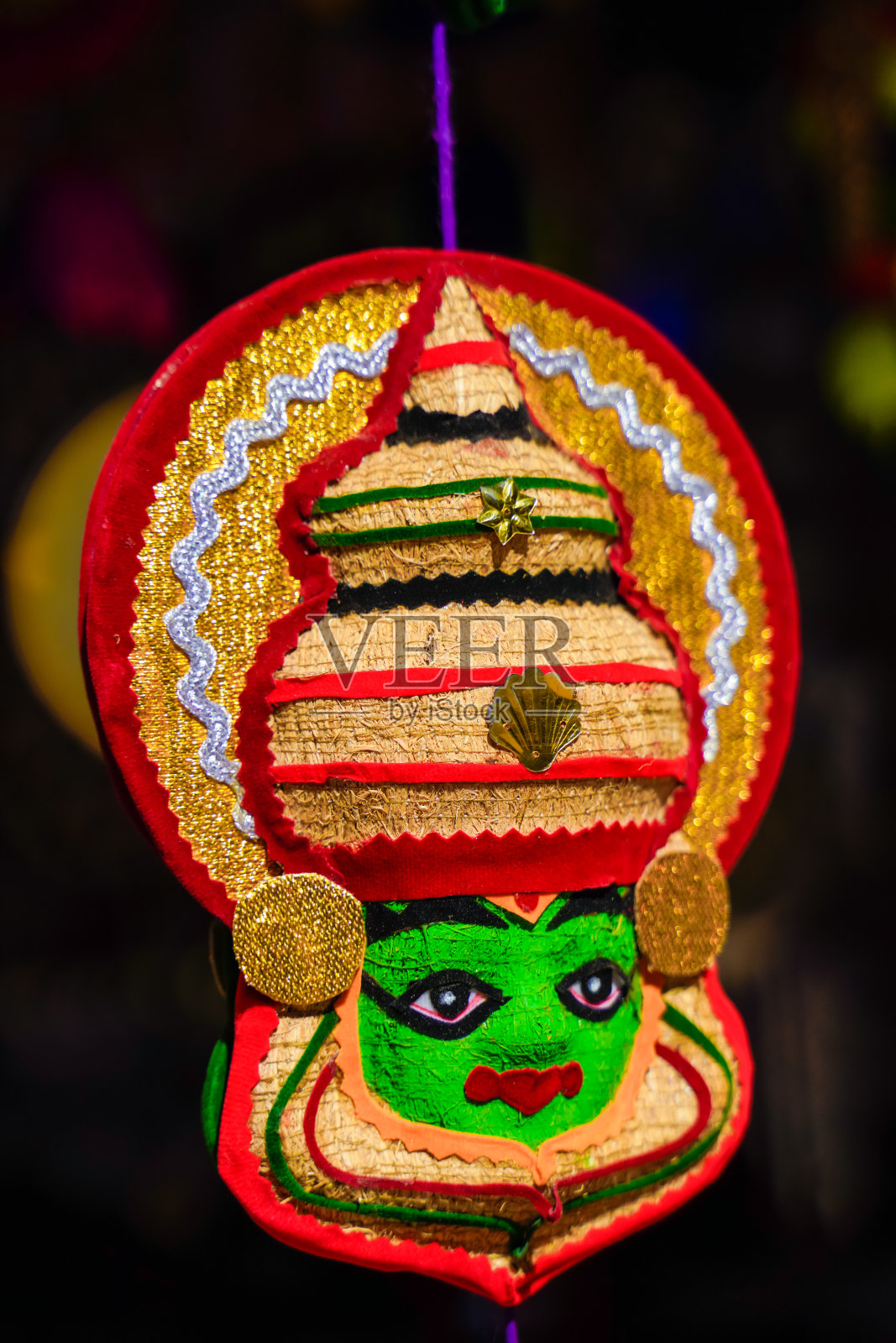 卡塔卡利，喀拉拉邦最美的艺术形式，上帝自己的国家。照片摄影图片