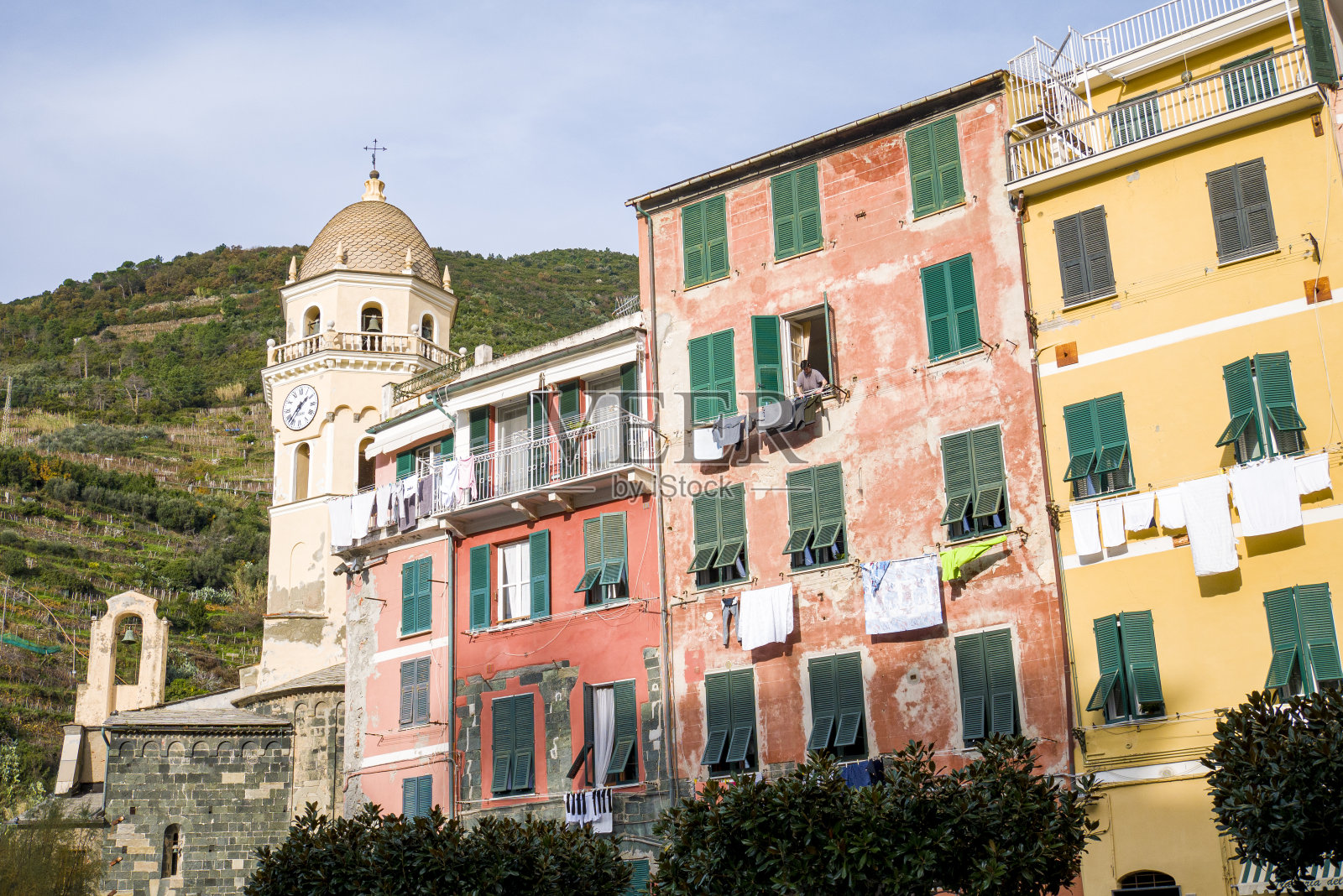 五个地球，利古里亚，意大利照片摄影图片