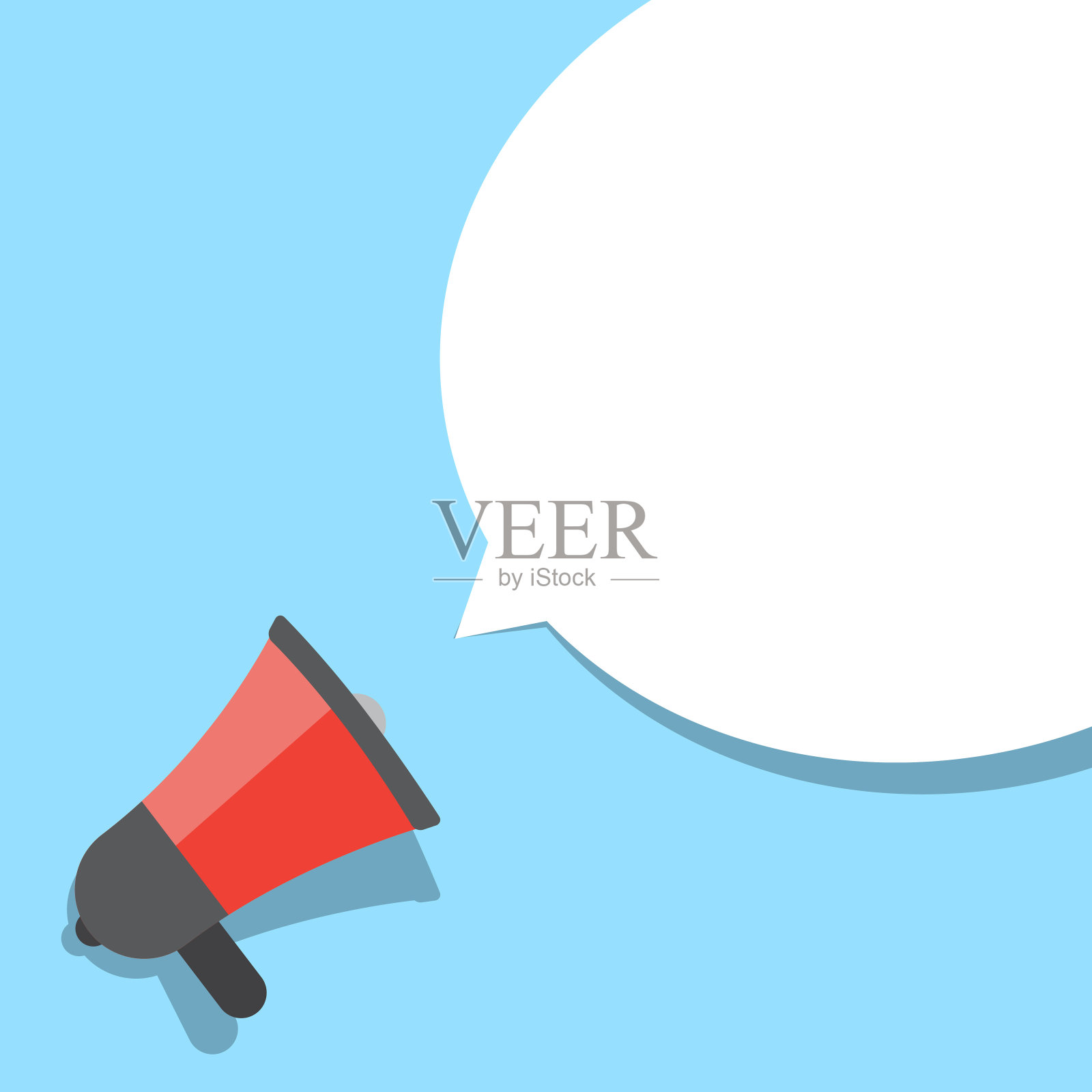 扩音器矢量图插画图片素材