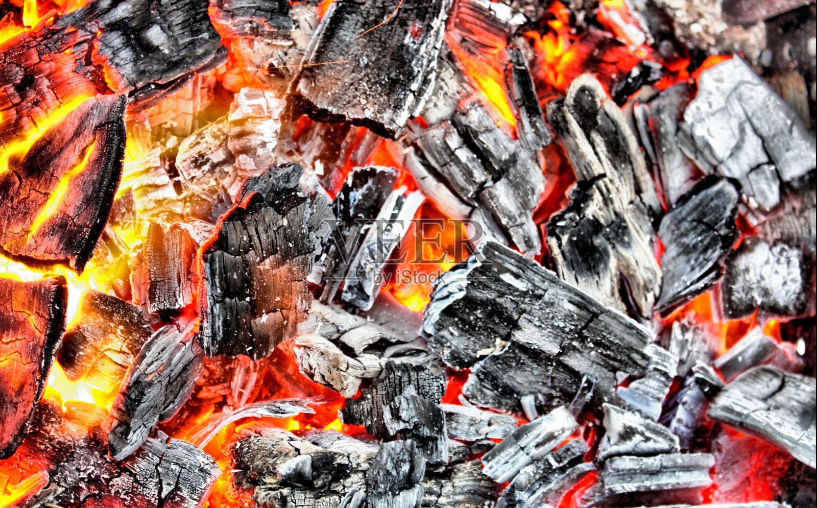 煤和火的特写照片摄影图片