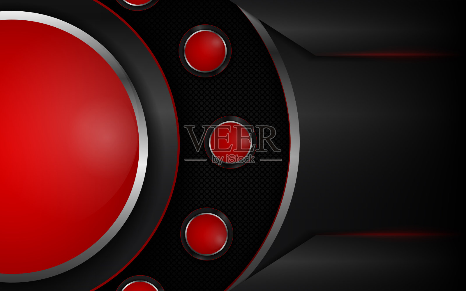 抽象的红色和黑色金属形状纹理背景设计元素图片