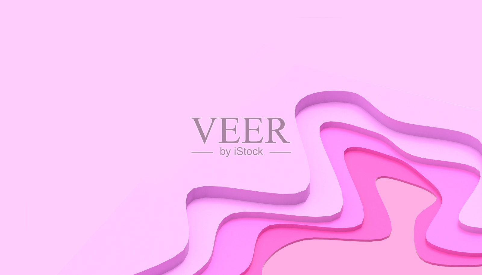 抽象图案波浪人背景纸层现代思想几何形状概念- 3d渲染照片摄影图片