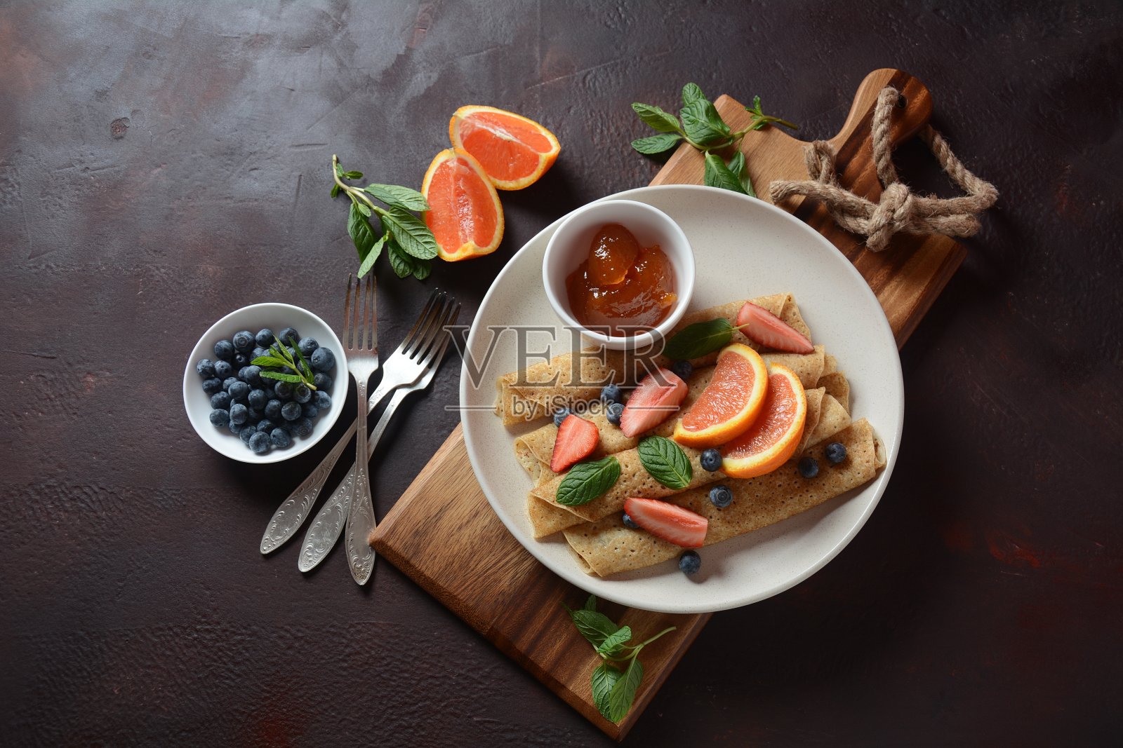 甜煎饼照片摄影图片