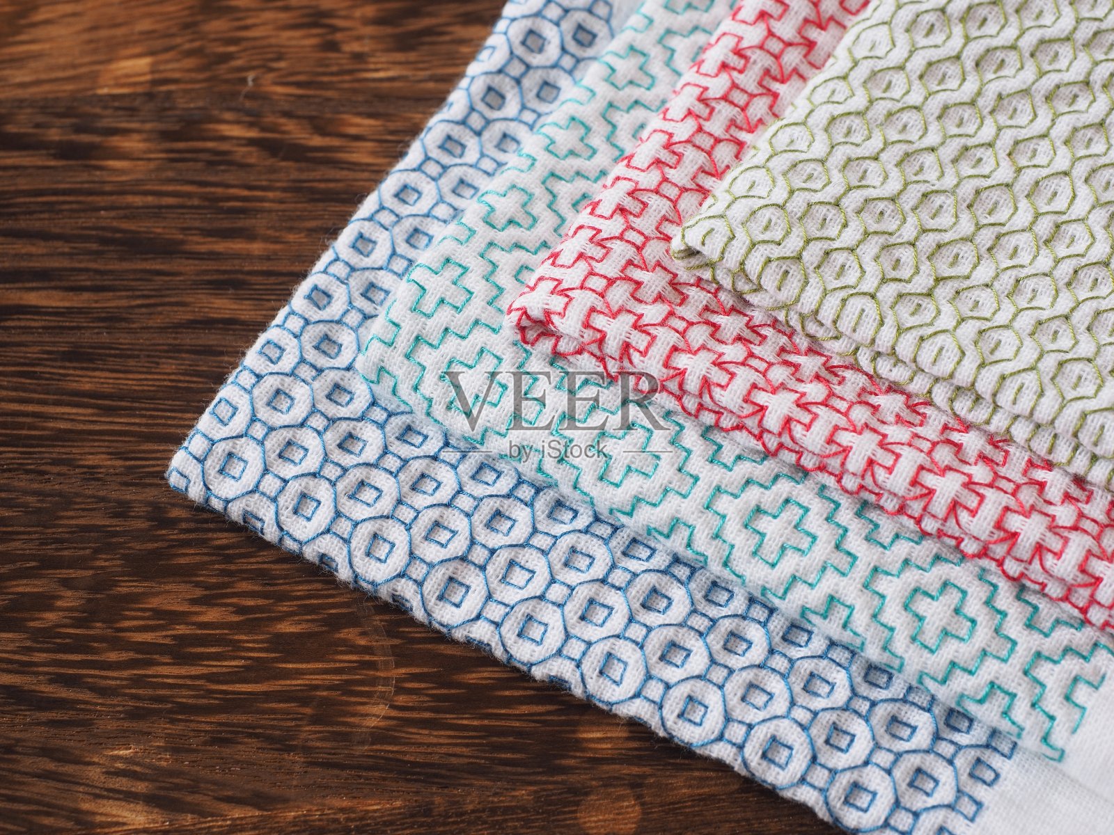 日式绗缝布照片摄影图片