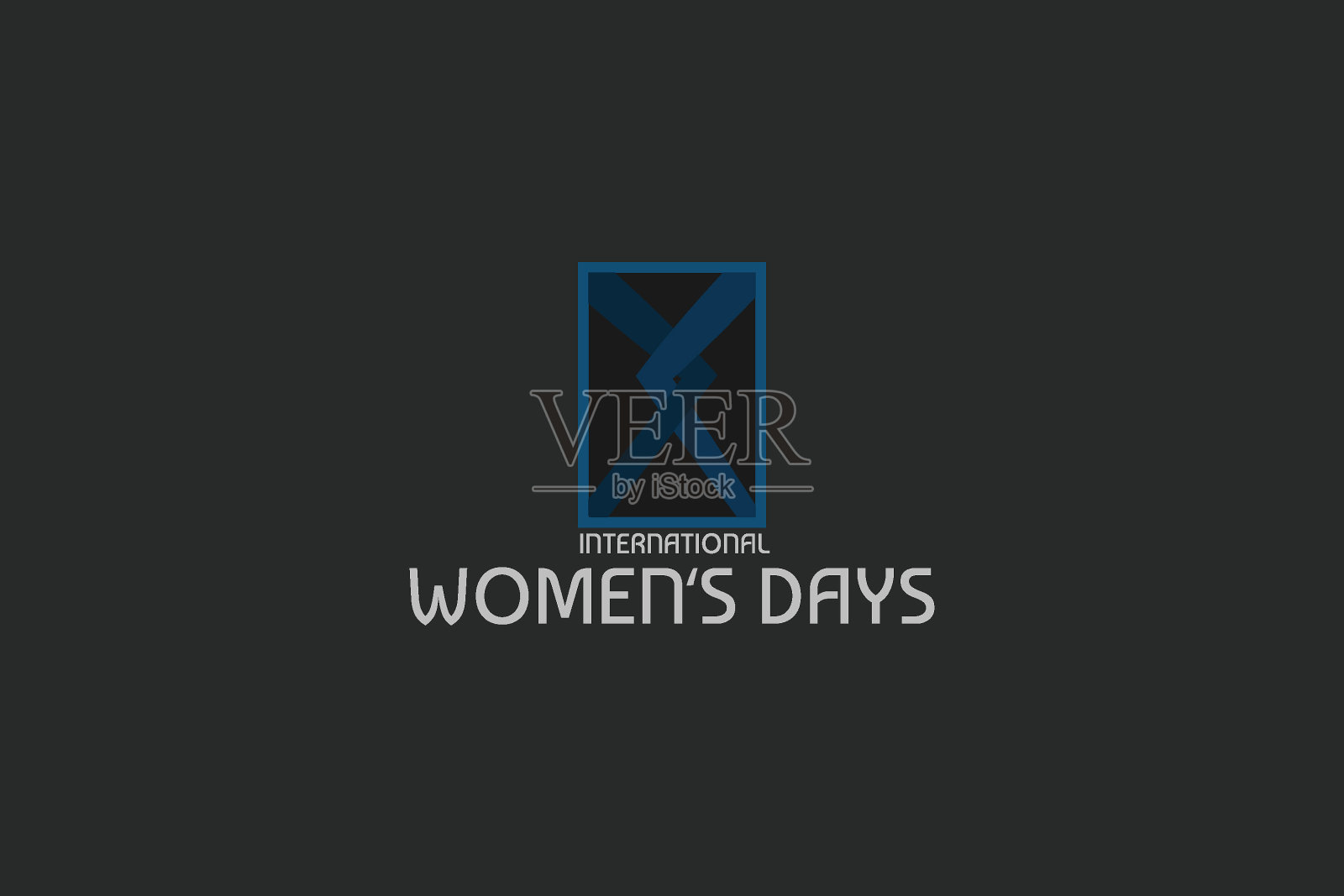 国际妇女节或图标。插画图片素材