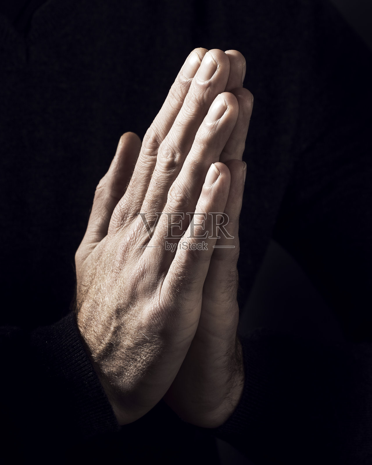 祈祷之手照片摄影图片