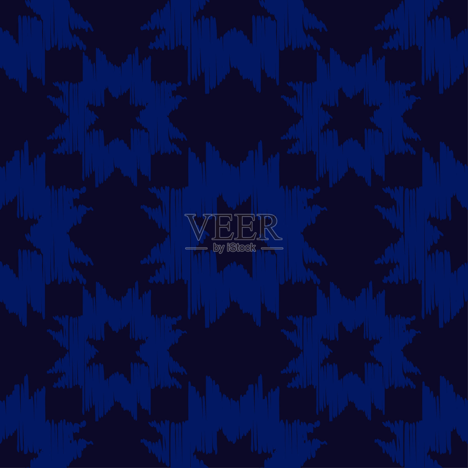 阿兹特克的元素。民族那种波西米亚风格的装饰。无缝模式。部落的主题。插画图片素材