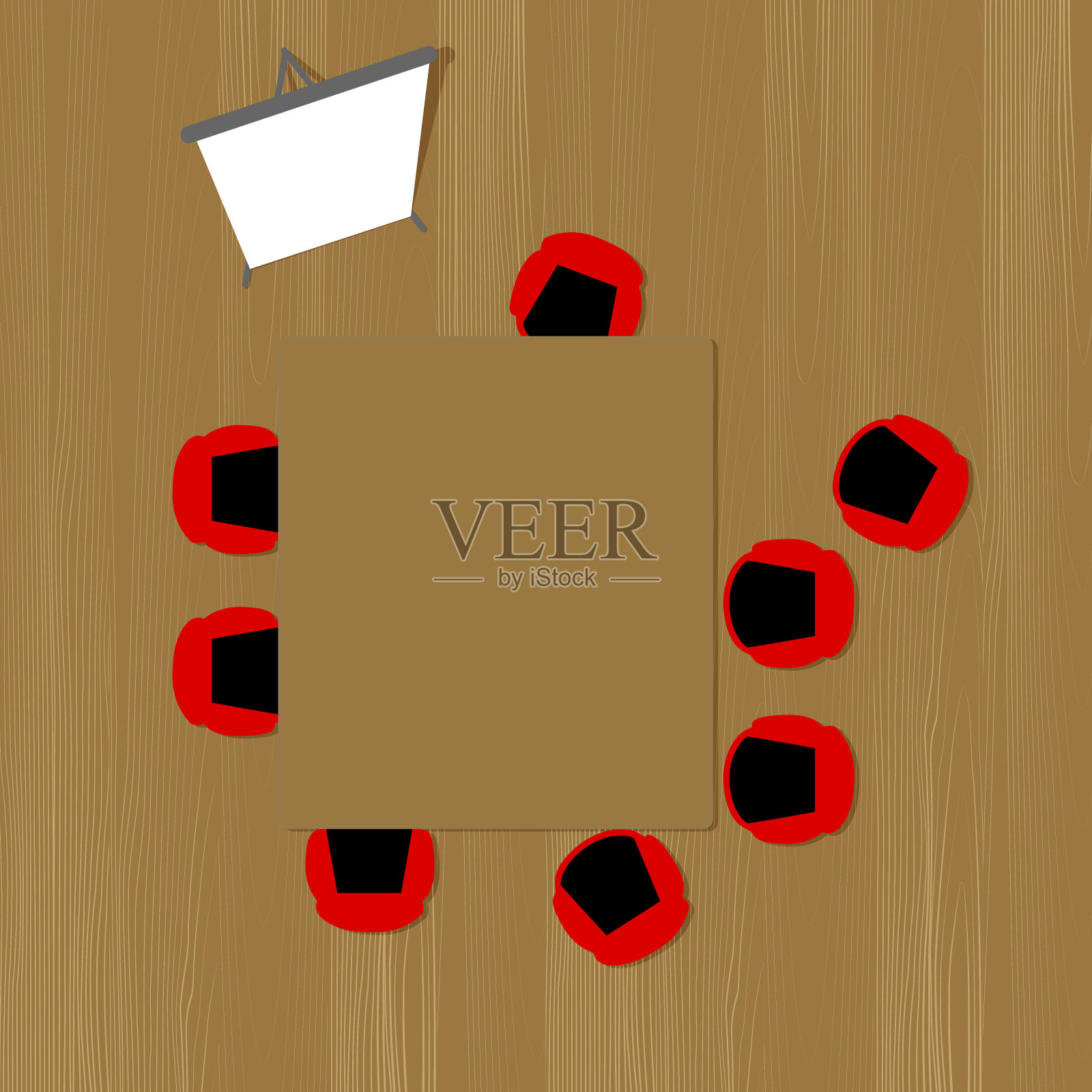 会议厅、简报厅和会议厅插画图片素材