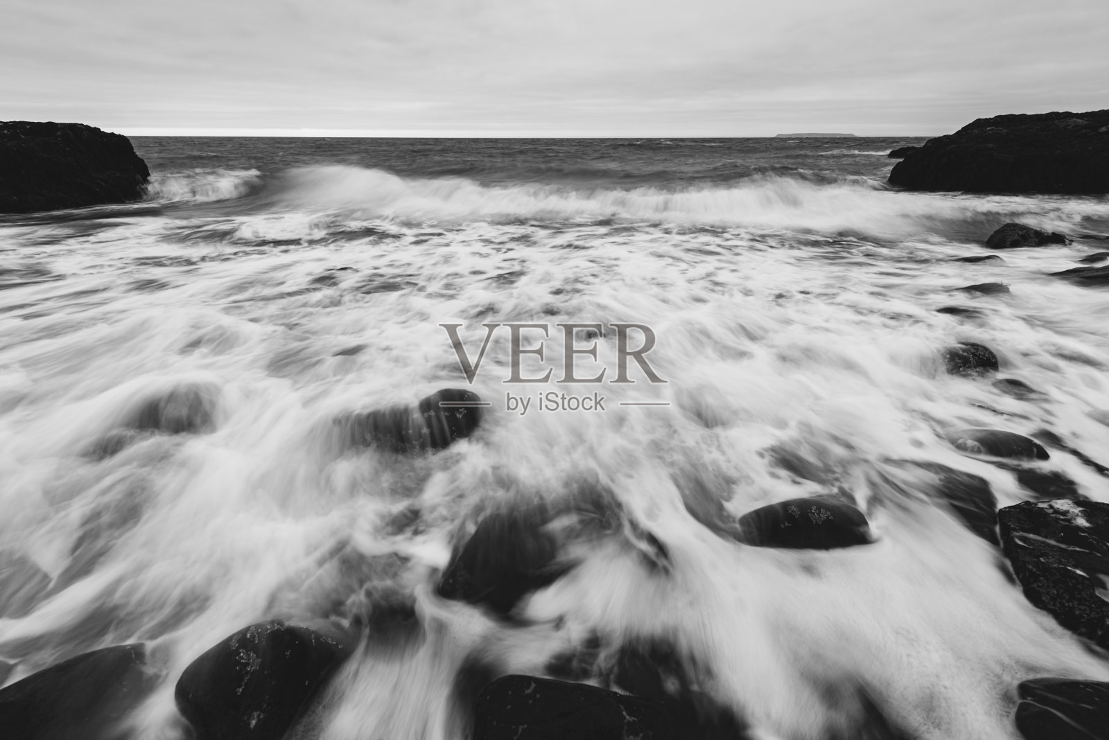 芬迪湾海岸线照片摄影图片