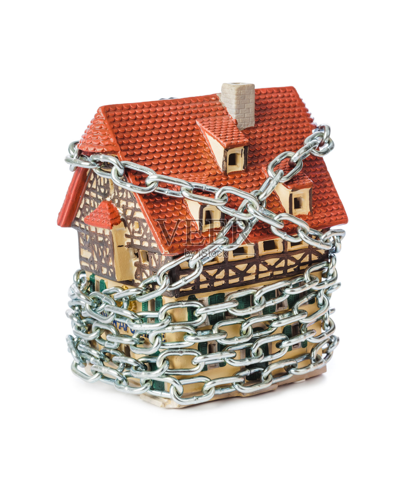 房子和链照片摄影图片