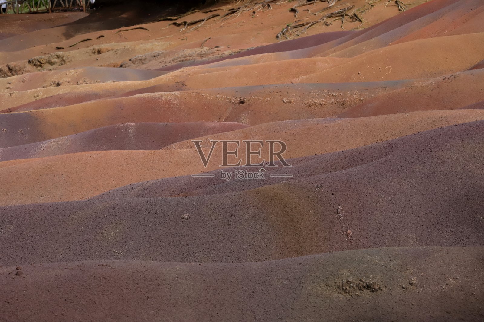 Chamarel七色地球地质公园，毛里求斯，印度洋，非洲照片摄影图片