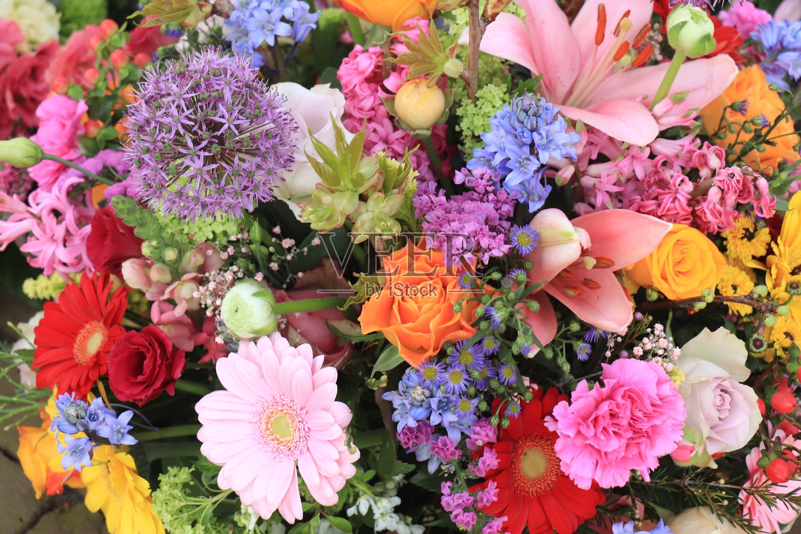 丰富多彩的婚礼鲜花照片摄影图片