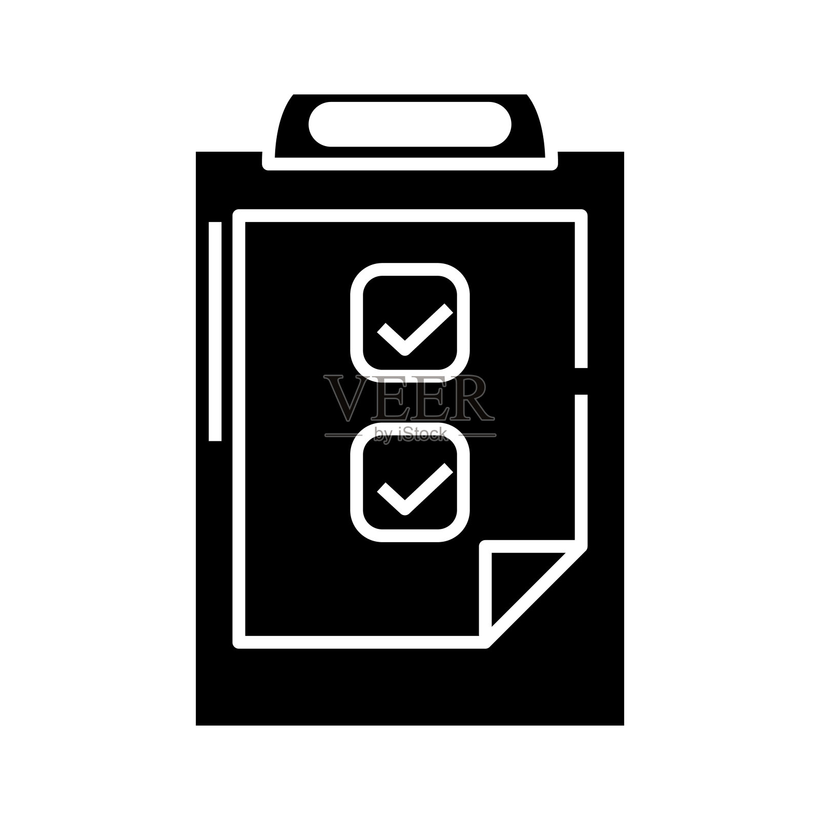 干净的目标黑色图标，概念插图，矢量平面符号，象形符号图标素材