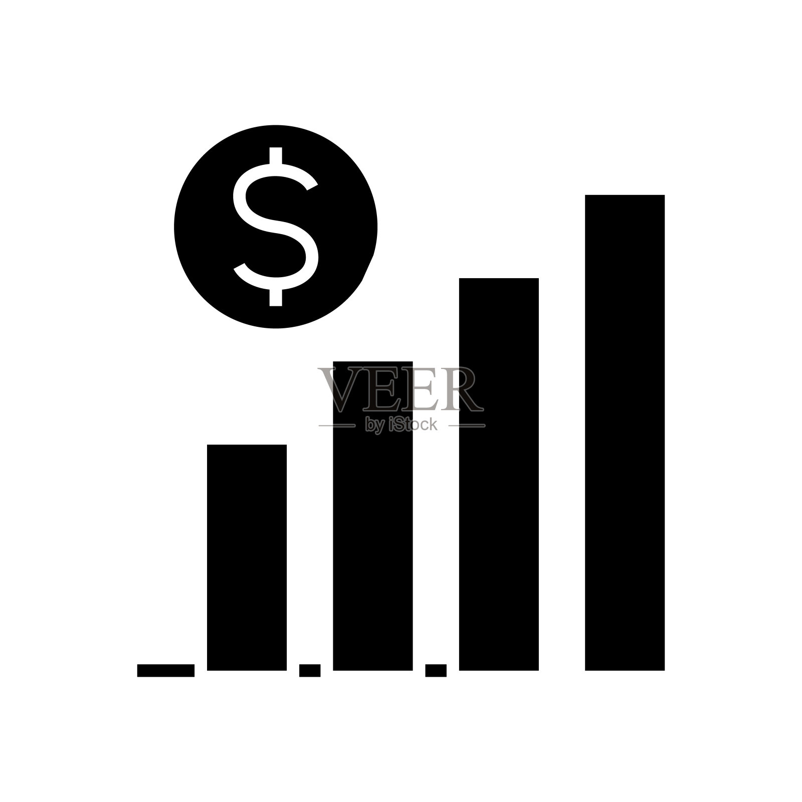 交换标记黑色图标、概念插图、矢量平面符号、字形符号图标素材