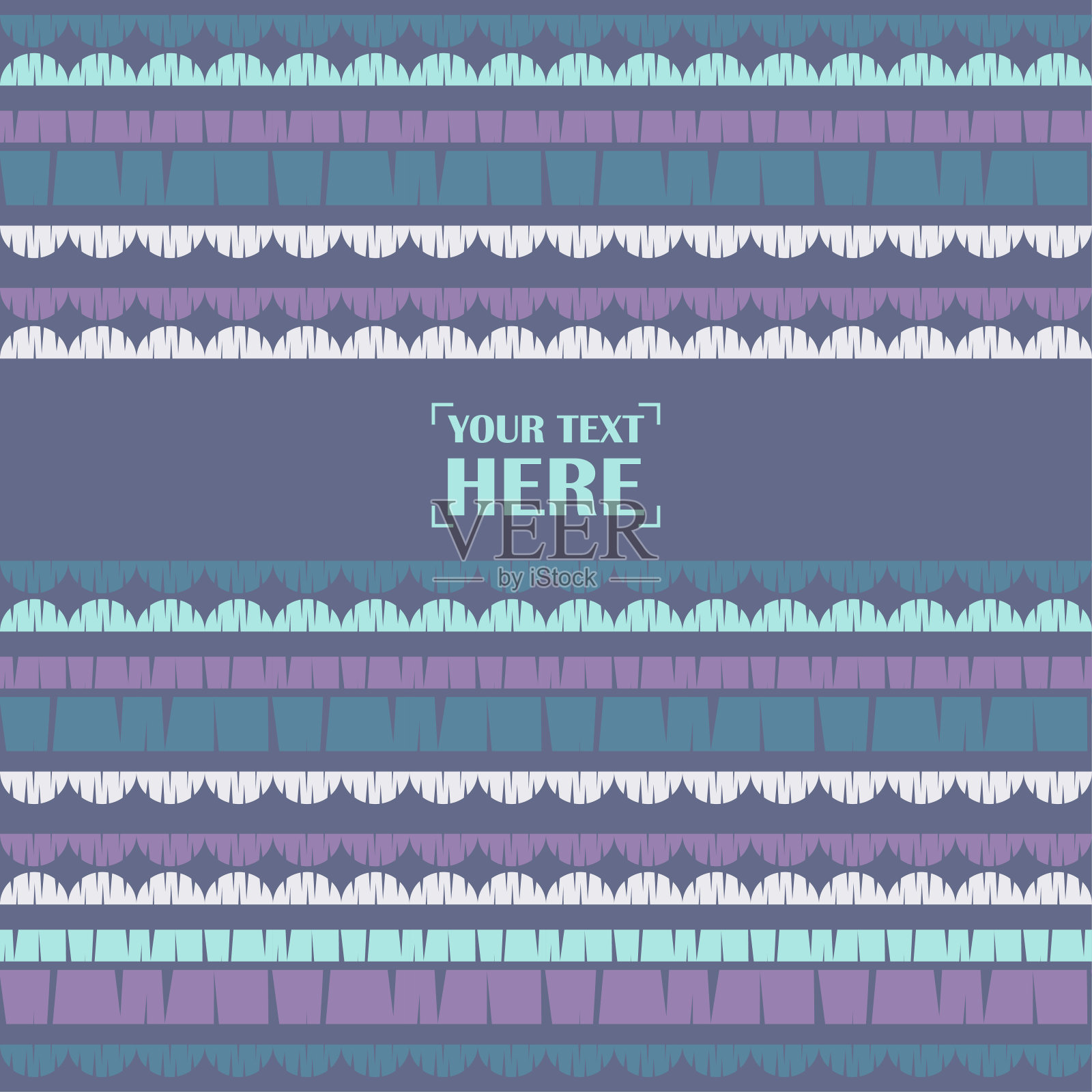 阿兹特克的元素。民族那种波西米亚风格的装饰。无缝模式。部落的主题。插画图片素材