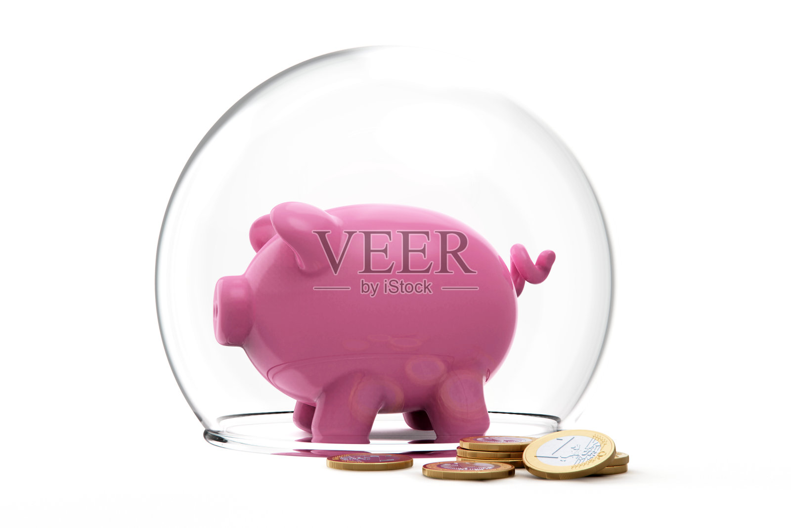 存钱罐金融概念孤立在白色背景的股票照片照片摄影图片