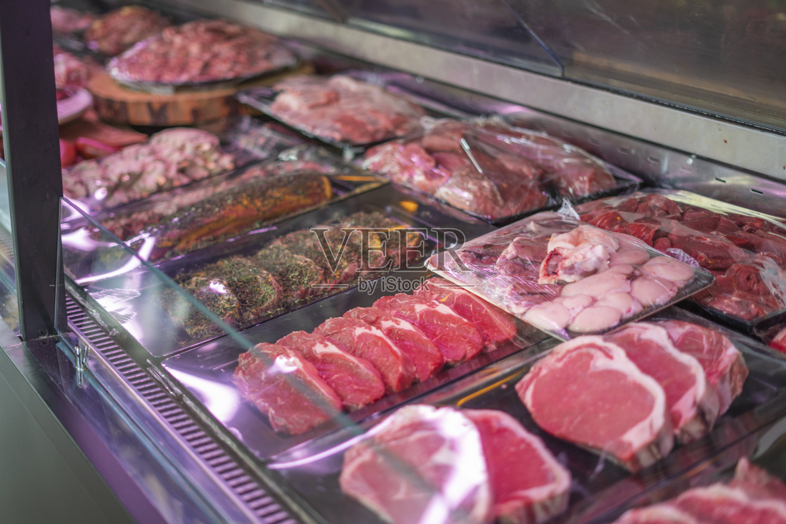 屠夫计数器照片摄影图片