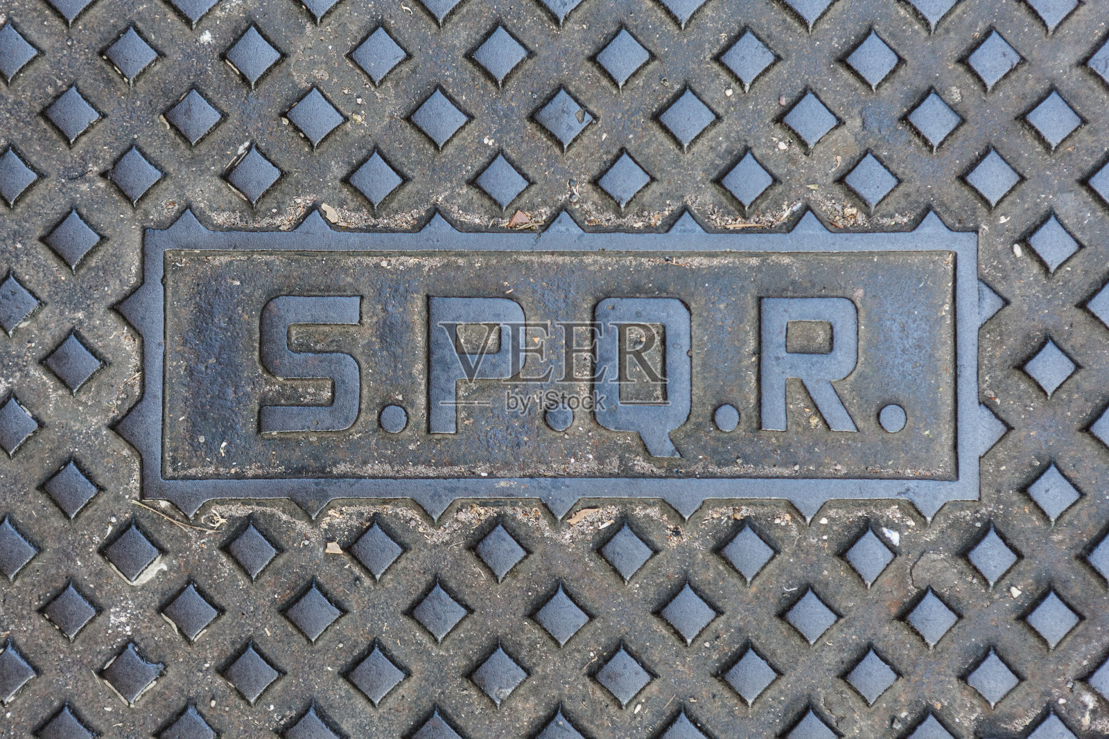 意大利罗马的s.p.qr公司照片摄影图片