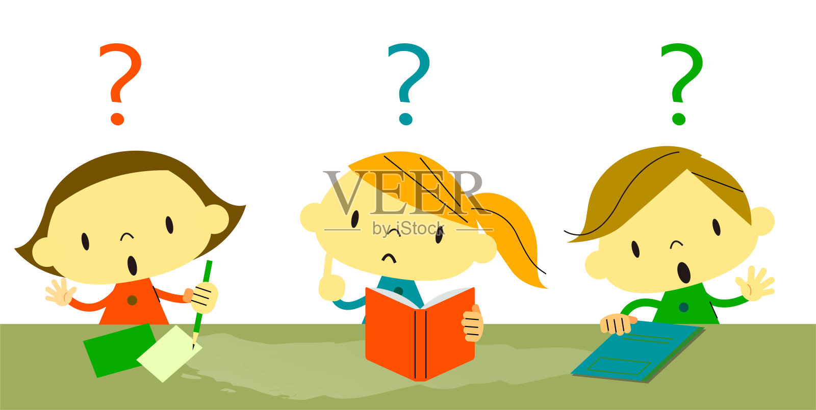 孩子和教育插画图片素材