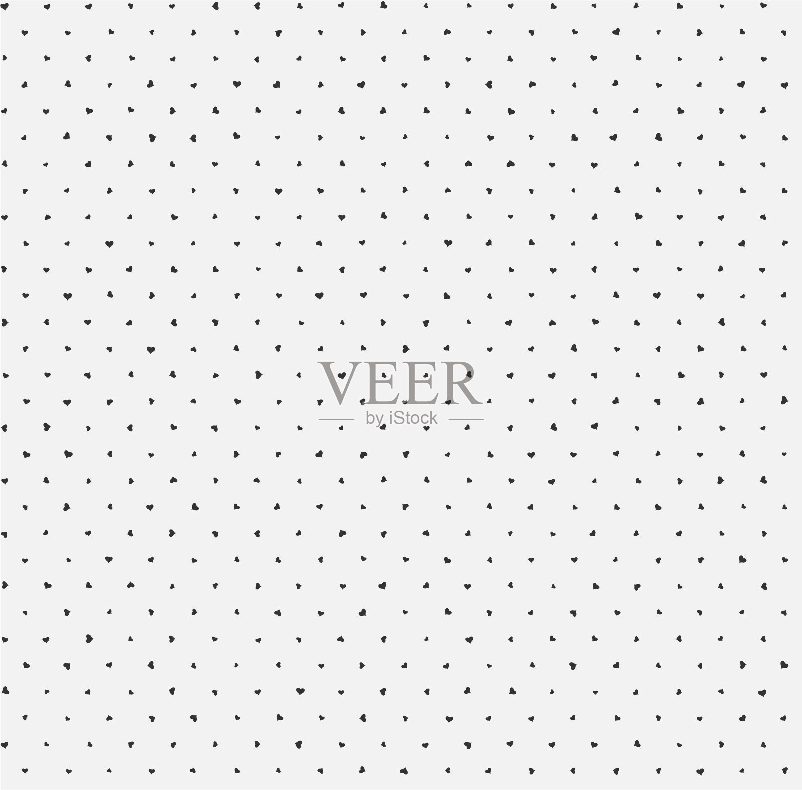 简单无缝黑色几何图形图案背景。插画图片素材